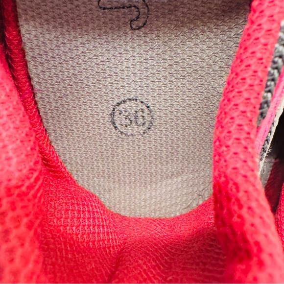 Jinga Shoes Runners Dance Jazz Salsa Sneaker Lace Up Gray Pink Women's Sz 36 - Picture 7 of 12